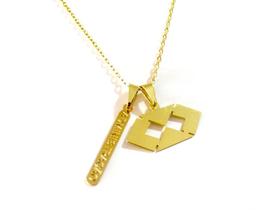 Colar Gargantilha Administração Com Plaquinha Folheado