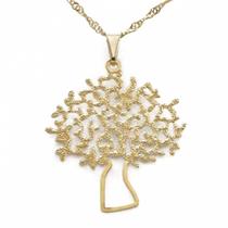 Colar Gargantilha Árvore da Vida 30mm - Dourado Colar Gargantilha Árvore da Vida 30mm - Dourado