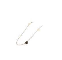 Colar Gargantilha Choker 3 Corações Liso Ouro 18k 45cm Nota 1715453