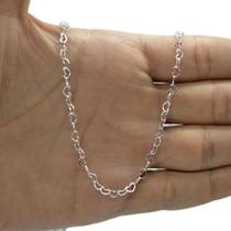 Colar Gargantilha Choker Elo Coração Banhada Prata 925 Legítima