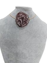 Colar Gargantilha Choker Flor Feminino Tendência