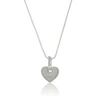 Colar Gargantilha com Pingente Prata 990 Feminino Coração Colar Gargantilha com Pingente Prata 990 Feminino Coração