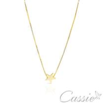 Colar Gargantilha Estrela Pequena Banhado a Ouro