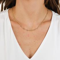 Colar Gargantilha Feminino Coração Dourado Banhado Ouro 18k Colar Gargantilha Feminino Coração Dourado Banhado Ouro 18k