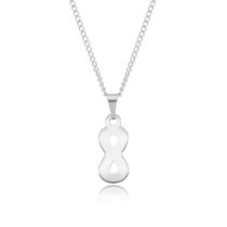 Colar gargantilha Feminino não escurece em aço inox prata infinito antialérgico fininho Colar gargantilha Feminino não escurece em aço inox prata infinito antialérgico fininho