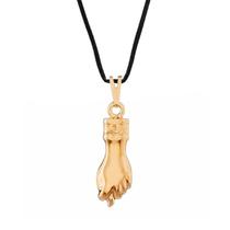 Colar Gargantilha Figa 20mm (Cordão Fino) - Dourado Colar Gargantilha Figa 20mm (Cordão Fino) - Dourado