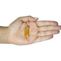 COLAR / GARGANTILHA HEXAGONAL MINI PONTA BITERMINADA HEMATOIDE - (3 a 6)cm - PRATA 925