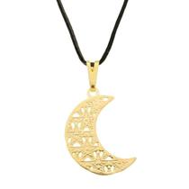 Colar Gargantilha Lua 17mm - Dourado