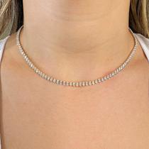 Colar Gargantilha Navetes Cristal Banhado em Ouro 18k Colar Gargantilha Navetes Cristal Banhado em Ouro 18k