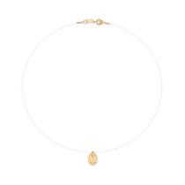 COLAR GARGANTILHA ROMMANEL FEMININO NYLON PINGENTE NOSSA SENHORA APARECIDA 40 e 42CM 532574 COLAR GARGANTILHA ROMMANEL FEMININO NYLON PINGENTE NOSSA SENHORA APARECIDA 40 e 42CM 532574