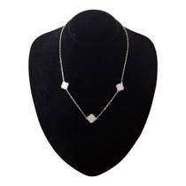 Colar Gargantilha Trevo Prata 925 45 Cm UnisexColar Gargantilha Trevo Prata 925 45 Cm Unisex