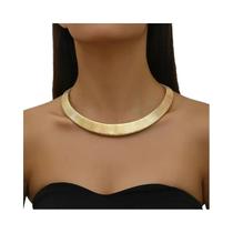 Colar Geométrico Largo Feminino: Acessório De Moda Com Design Personalizado E Exagerado Para Festas Colar Geométrico Largo Feminino: Acessório De Moda Com Design Personalizado E Exagerado Para Festas