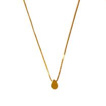 COLAR GOTA 45 cm BANHADO A OURO