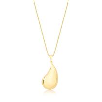 Colar Gota de Chuva Revestido em Ouro Colar Gota de Chuva Revestido em Ouro