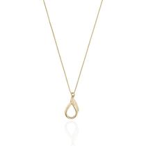 Colar Gota Detalhada Delicada Banho Ouro 18K Colar Gota Detalhada Delicada Banho Ouro 18K