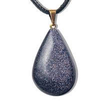 Colar Gota Pedra Estrela Montagem Pino e Presilha Dourado