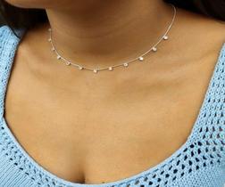 Colar Gotas - Prata 925