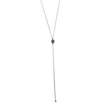 Colar Gravatinha Globinho Grafite Armazém Rr Bijoux