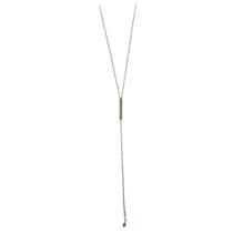 Colar Gravatinha Haste Grafite Armém Rr Bijoux