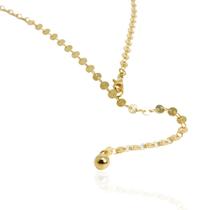 Colar gravatinha placa lisa pequeno banhado a ouro 18k Colar gravatinha placa lisa pequeno banhado a ouro 18k