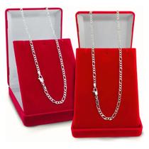 Colar Grumet 3x1 Corrente 3mm Prata 925 De Lei Maciça Luxo