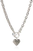 Colar GUESS Feminino com Pingente Toggle e Cristais - Prata