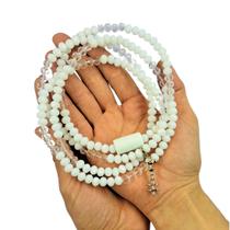 Colar Guia Cristais Orixá Oxalá Proteção Espiritual