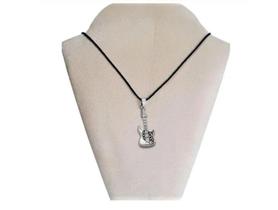 Colar Guitarra Gargantilha Charme Colar material sintético