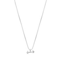 Colar Halter 45cm Prata 925 Colar Halter 45cm Prata 925