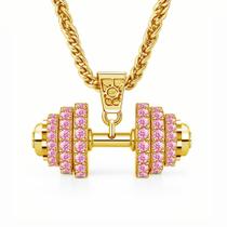 Colar halter supreme luxury pink gold