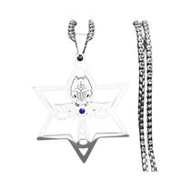 Colar Hamsa, Ankh e Olho de Horus - Prata e Aço Inoxidável - Unissex Colar Hamsa, Ankh e Olho de Horus - Prata e Aço Inoxidável - Unissex