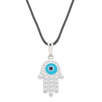 Colar Hamsa com Olho Grego 18mm - Sunshine Cristais