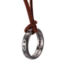 Colar hooseiki unissex Uncharted 4 Nathan Drake Ring Pingente
