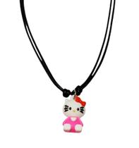 Colar Infantil Ajustável Hello Kitty Ajuste 80cm