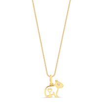 Colar Infantil De Capivara Criança Fofo Folheado A Ouro 18k Colar Infantil De Capivara Criança Fofo Folheado A Ouro 18k