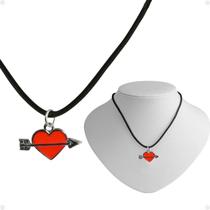 Colar infantil menina + pingente coração qualidade premium criança amor presente cupido moda vermelho ajustavel Colar infantil menina + pingente coração qualidade premium criança amor presente cupido moda vermelho ajustavel