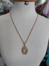 Colar Inicial do nome em Semijoia, letra S Colar Inicial do nome em Semijoia, letra S
