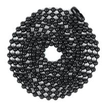 Colar Jandorf Beaded Chain 6 preto 91 cm com conector
