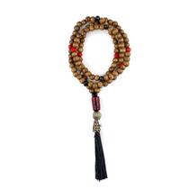 Colar Japamala Pomba Gira 108 Contas Madeira 8mm