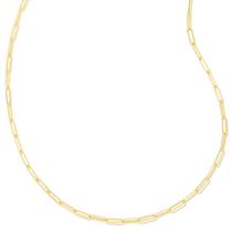 Colar Kendra Scott Courtney Corrente Paperclip Banhado a Ouro 14k 51 cm Colar Kendra Scott Courtney Corrente Paperclip Banhado a Ouro 14k 51 cm