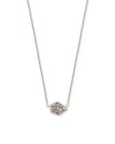 Colar Kendra Scott Tess Drusa de Platina com Ródio Colar Kendra Scott Tess Drusa de Platina com Ródio