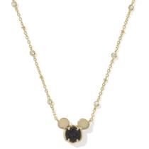 Colar Kendra Scott x Disney Mickey Mouse banhado a ouro 14k