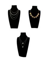 Colar kit com 03 corrente feminina dourada e prateada