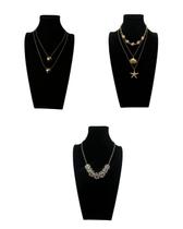 Colar kit com 03 corrente feminina dourada e prateada