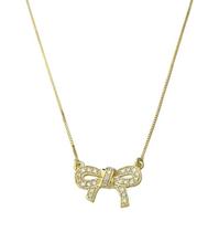 Colar Laço Em Ouro 18k Com Diamantes Colar Laço Em Ouro 18k Com Diamantes