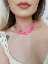 Colar Lacre de latinha Tendência Barbie Core folheado a Ouro Colar Lacre de latinha Tendência Barbie Core folheado a Ouro