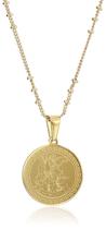 Colar LESLIE BOULES São Miguel Arcanjo Banhado a Ouro 18K Colar LESLIE BOULES São Miguel Arcanjo Banhado a Ouro 18K