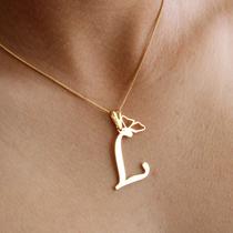 Colar Letra Inicial Borboleta Semi Joia Banhado Ouro 18k Semi Joias Presente Aniversario Colar Letra Inicial Borboleta Semi Joia Banhado Ouro 18k Semi Joias Presente Aniversario