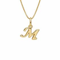 Colar Letra Inicial Lisa Semi Joia Banhado Ouro 18k Presente Perfeito Aniversario Mae Mulher Namorada Colar Letra Inicial Lisa Semi Joia Banhado Ouro 18k Presente Perfeito Aniversario Mae Mulher Namorada