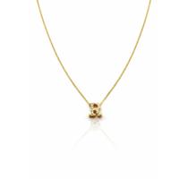 Colar Letra R Cravejado Zirconia Feminino Banhado a Ouro 18k Colar Letra R Cravejado Zirconia Feminino Banhado a Ouro 18k